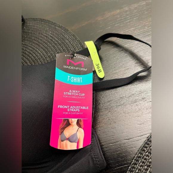 Maidenform Women's One Fab Fit underwire T-Shirt Bra in Black size 36B NWT - Picture 10 of 10